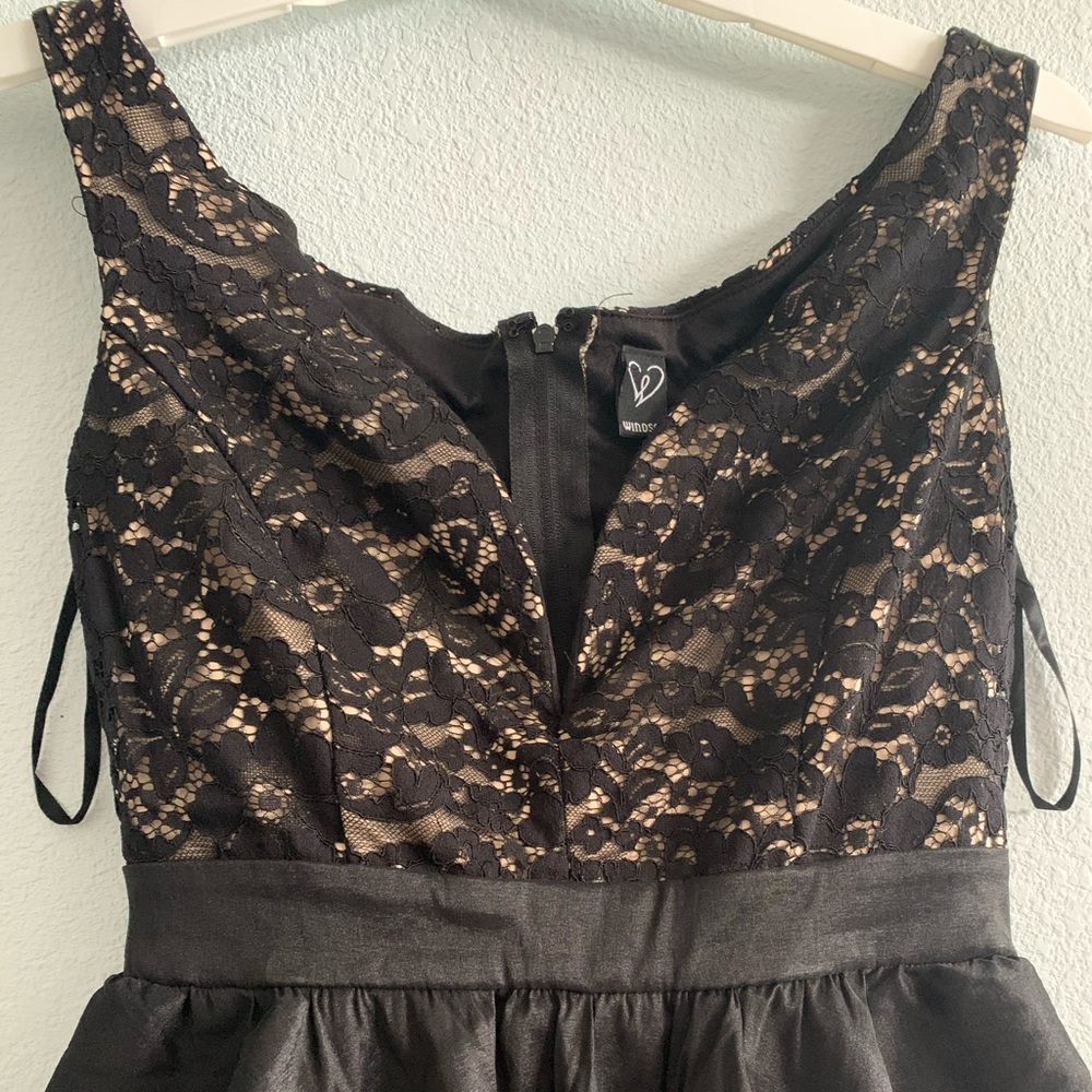 A high-low party or prom dress.